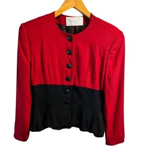 Red and Black Blazer